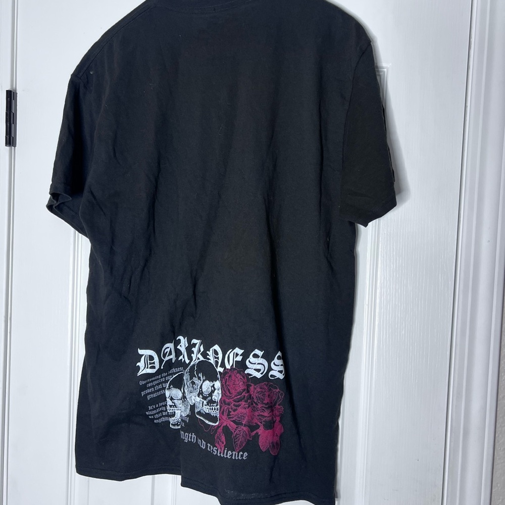 OTL - Darkness Graphic Black T-Shirt - Like New - Picture 4 of 6